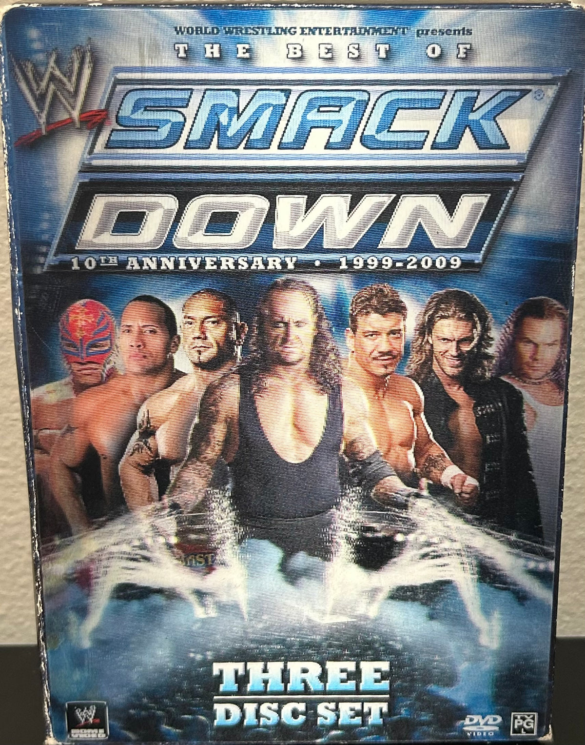 + WWE DVD “The Best of RAW ,15th Anniversary & The Best of Smackdown,10th Anniversary DVD’s” (Both sets are 3-Disc Sets, 6 Discs Total)