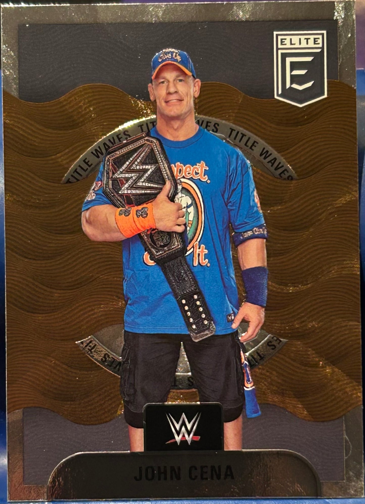 * John Cena 2023 WWE Panini Donruss Elite TIDAL WAVES Insert Card