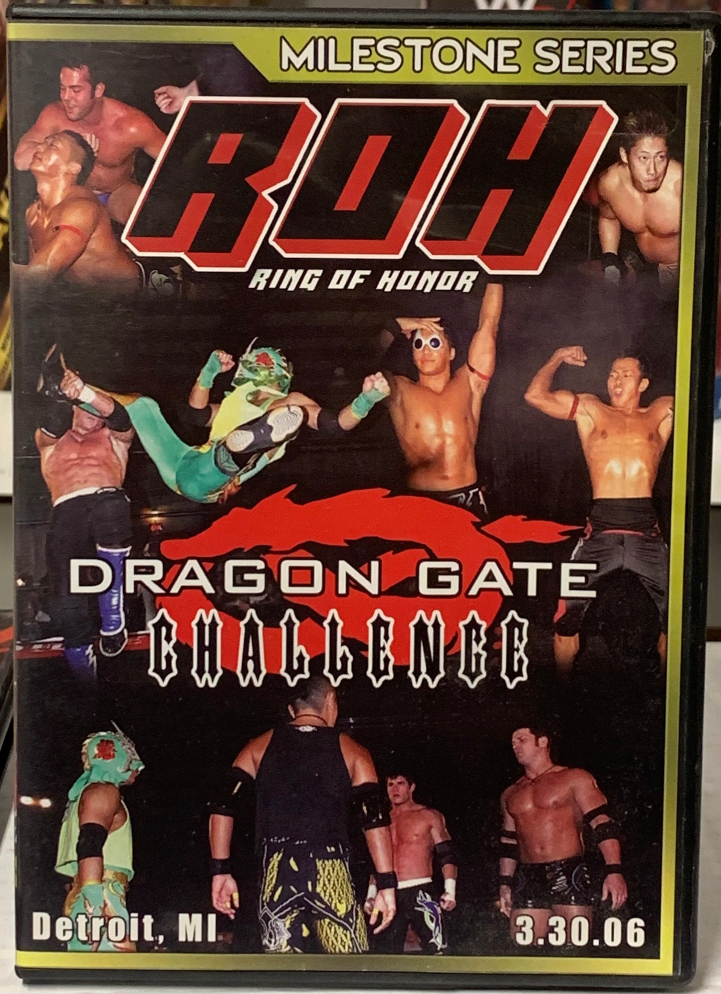 ROH Ring of Honor DVD “Dragon Gate Challenge” 3/30/06 (Samoa Joe, Dragon Kid, AJ Styles, Danielson & so much more)