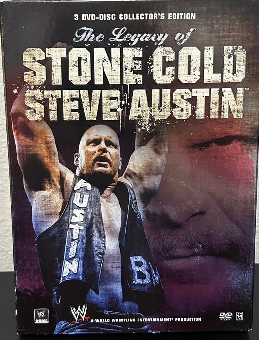 + WWE DVD “The Legacy of Stone Cold Steve Austin” (3-Disc Set)