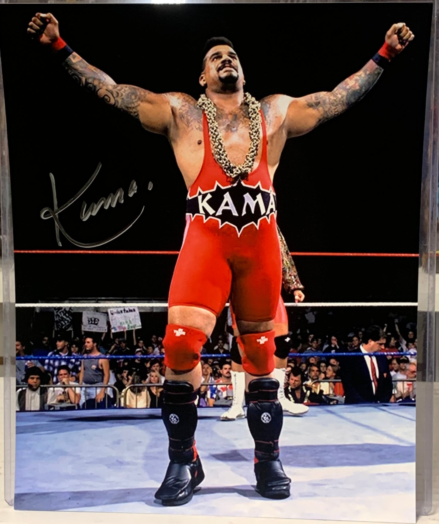 KAMA (aka The Godfather) Signed 8x10 Color Photo (Comes w/COA)