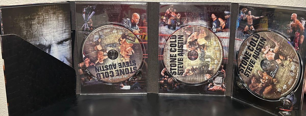 + WWE DVD “The Legacy of Stone Cold Steve Austin” (3-Disc Set)
