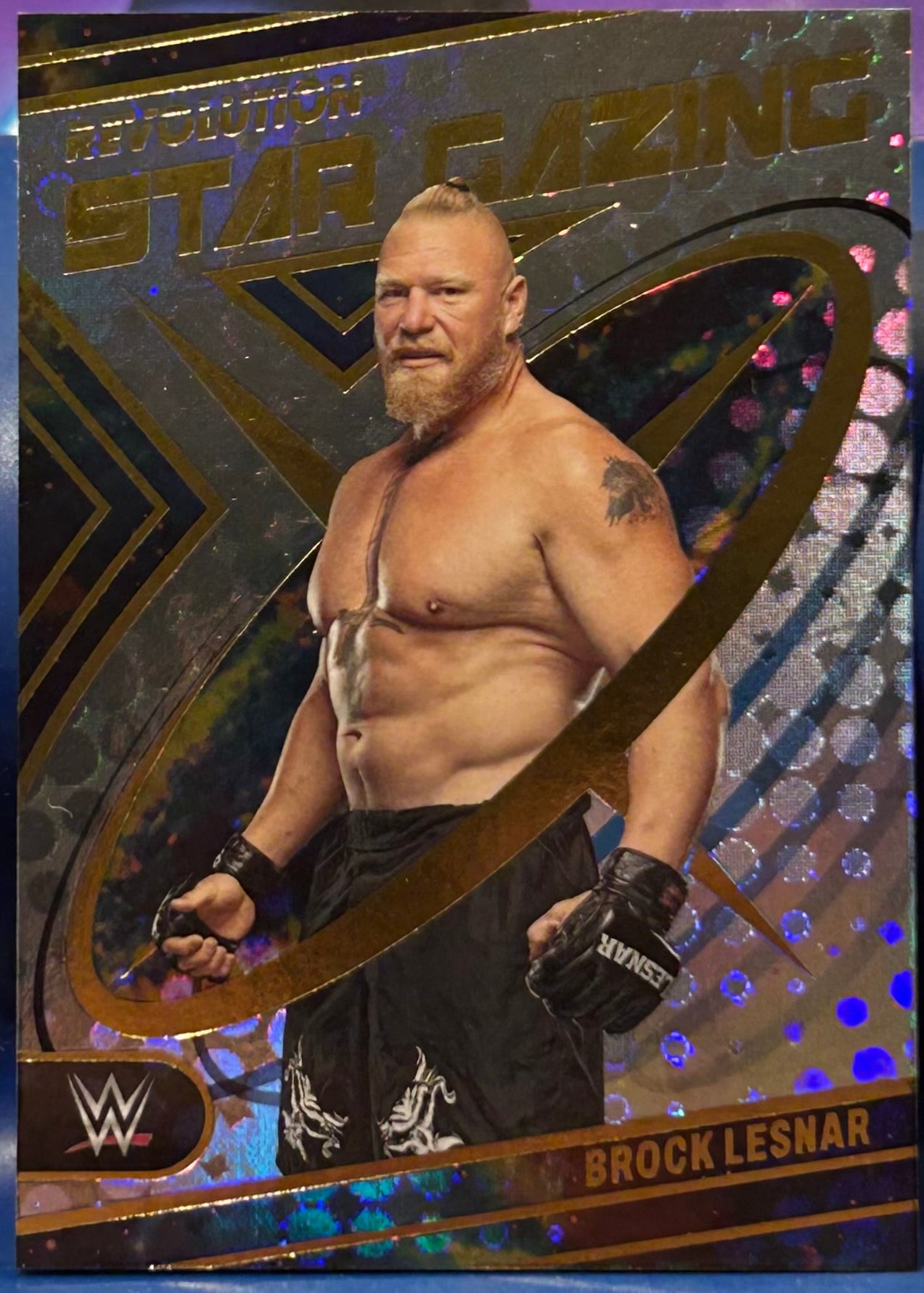 * Brock Lesnar 2023 WWE Panini Revolution “Star Gazing” Insert Card
