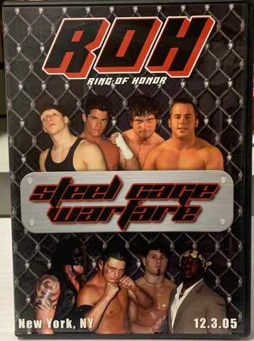 ROH Ring of Honor DVD “Steel Cage Warfare” 12/3/05 (Samoa Joe, Corino, Danielson, Lance Storm & so much more)