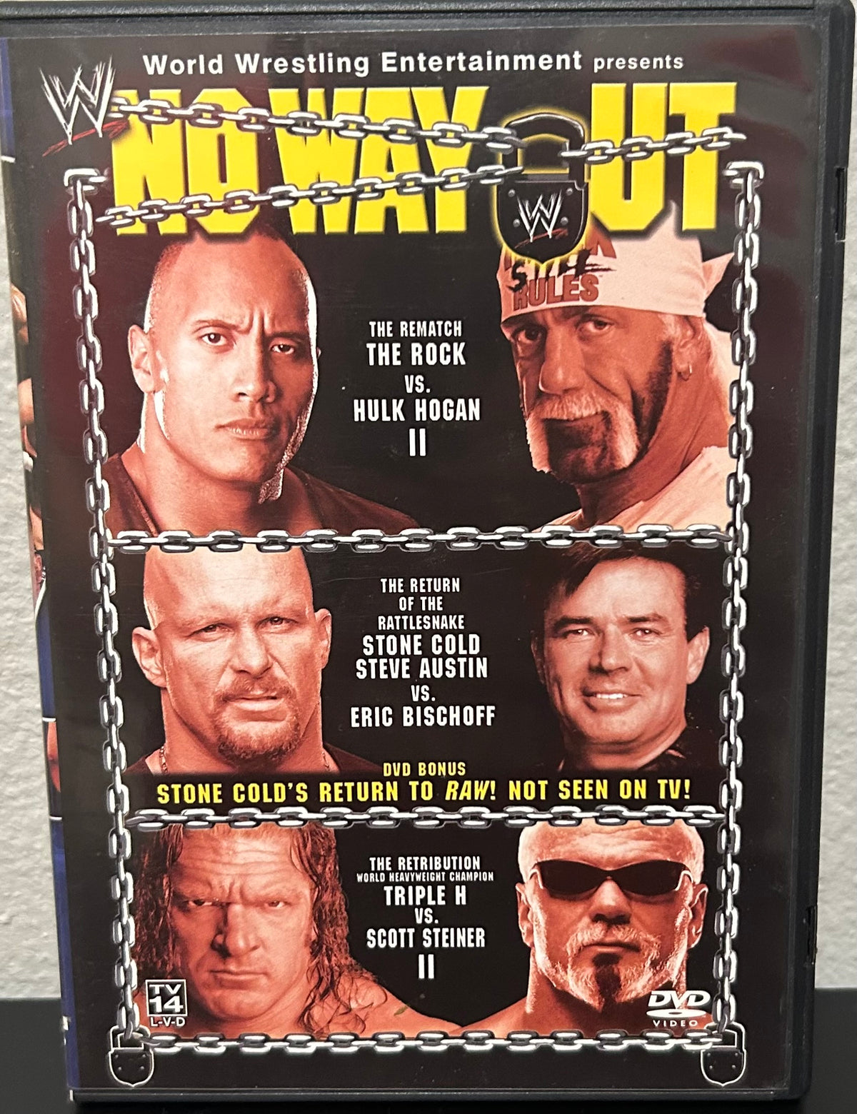 + WWE DVD “No Way Out 2003” (Rock vs Hogan)