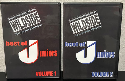 + NWA DVD’s “NWA Wildside, Best of Juniors Vol 1 and 2” (Briscoes, SAT, Amazing Red & so much more)