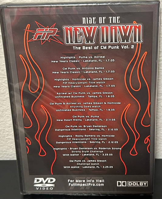 + WWE DVD “FIP, Rise of The New Dawn, The Best of CM Punk Vol 2” (Brand New, Sealed)