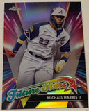 Michael Harris 2024 Topps Chrome Future Stars Card ATLANTA BRAVES