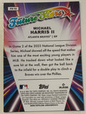 Michael Harris 2024 Topps Chrome Future Stars Card ATLANTA BRAVES