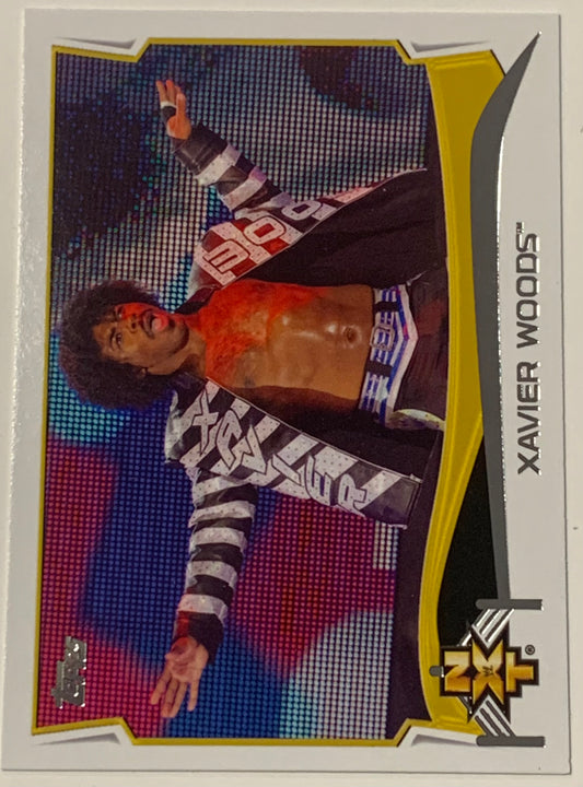 Xavier Woods 2014 WWE NXT Topps ROOKIE Card NEW DAY