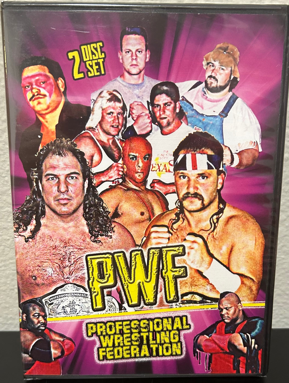 + PWF DVD “PWF Professional Wrestling Federation Documentary “ (Sealed, 2-Disc Set)