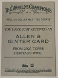 Ted DiBiase 2021 WWE Topps Heritage Allen & Ginter Card