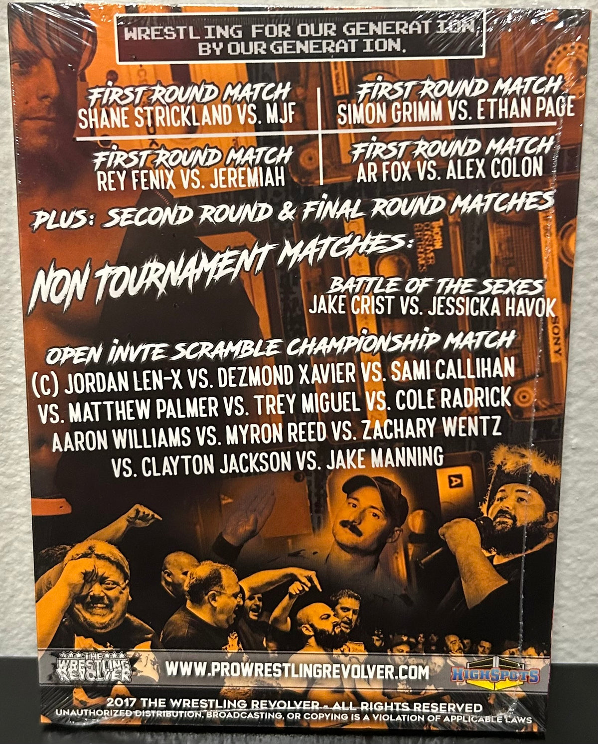 + The Wrestling Revolver DVD “The F’n Catalina Wrestling Mixer Vol 1” (Sealed, Brand New)