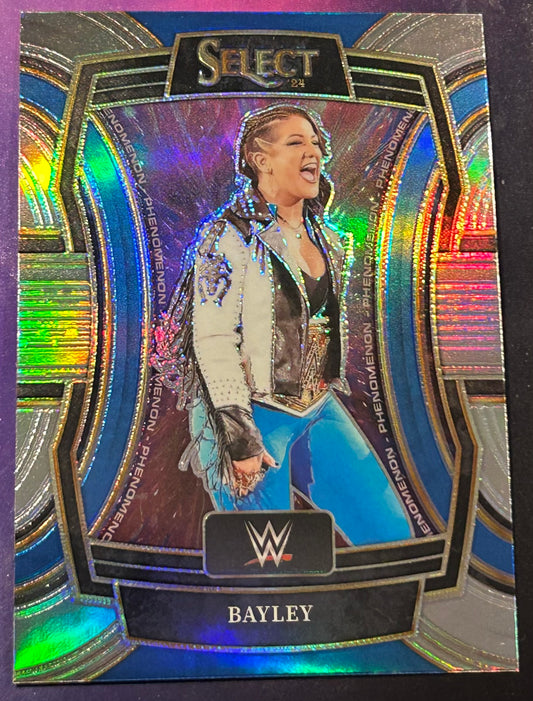 * Bayley 2024 WWE Panini Select Silver Prizm Refractor Card