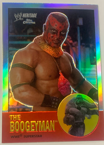 Boogeyman 2007 WWE Topps Chrome Heritage REFRACTOR Card