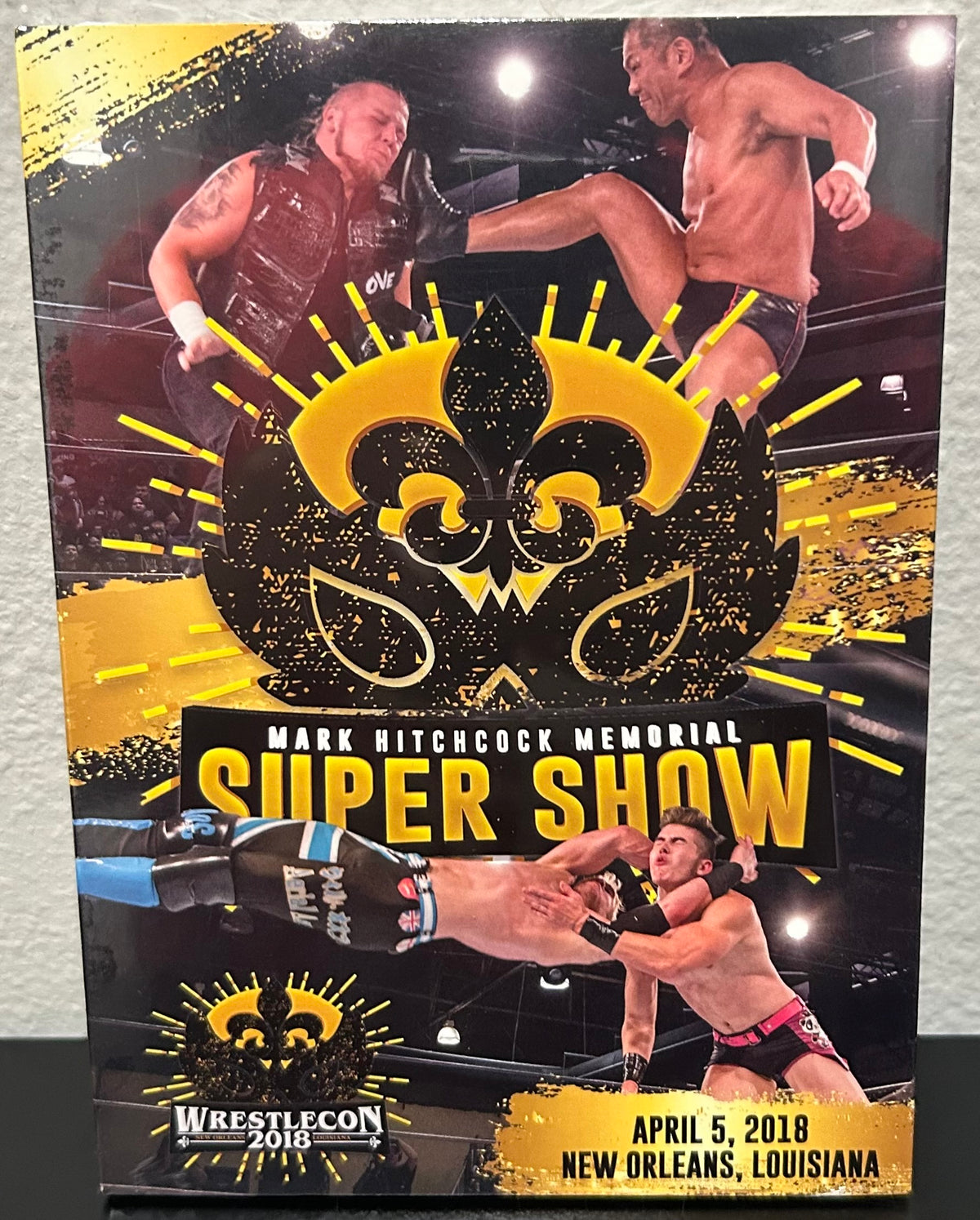 + WrestleCon Supershow DVD “March Hitchcock Memorial, 4/5/2018” (Sealed, Brand New)