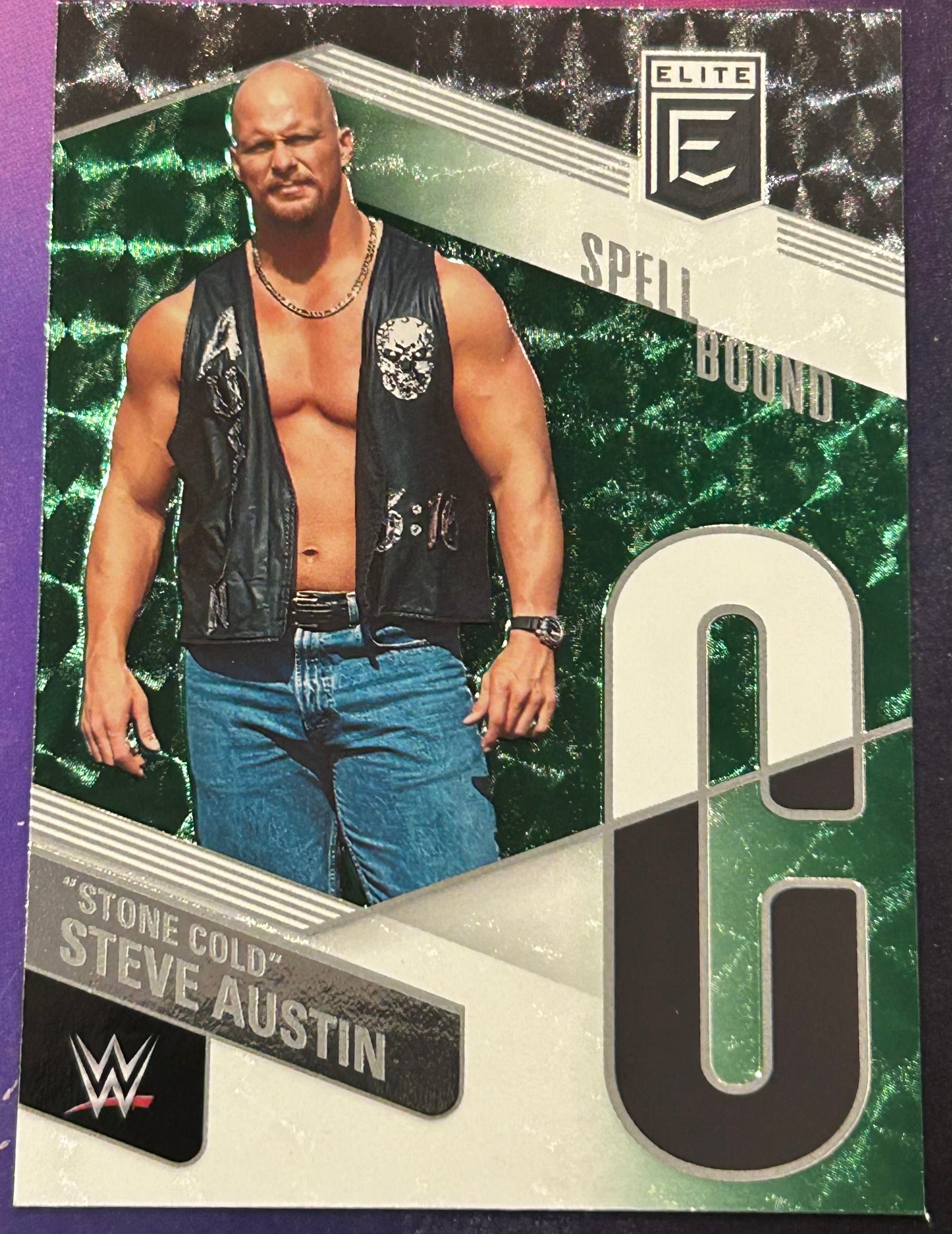Stone Cold Steve Austin 2023 WWE Panini Donruss Elite SPELLBOUND