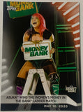 Asuka 2021 WWE Topps Money In The Bank Card