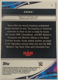 Asuka 2021 WWE Topps Finest Card