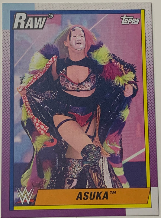 Asuka 2021 WWE Topps Heritage Card