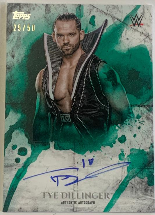 Tye Dillinger (Shawn Spears) 2018 WWE Topps Undisputed Autographed Card #25/50