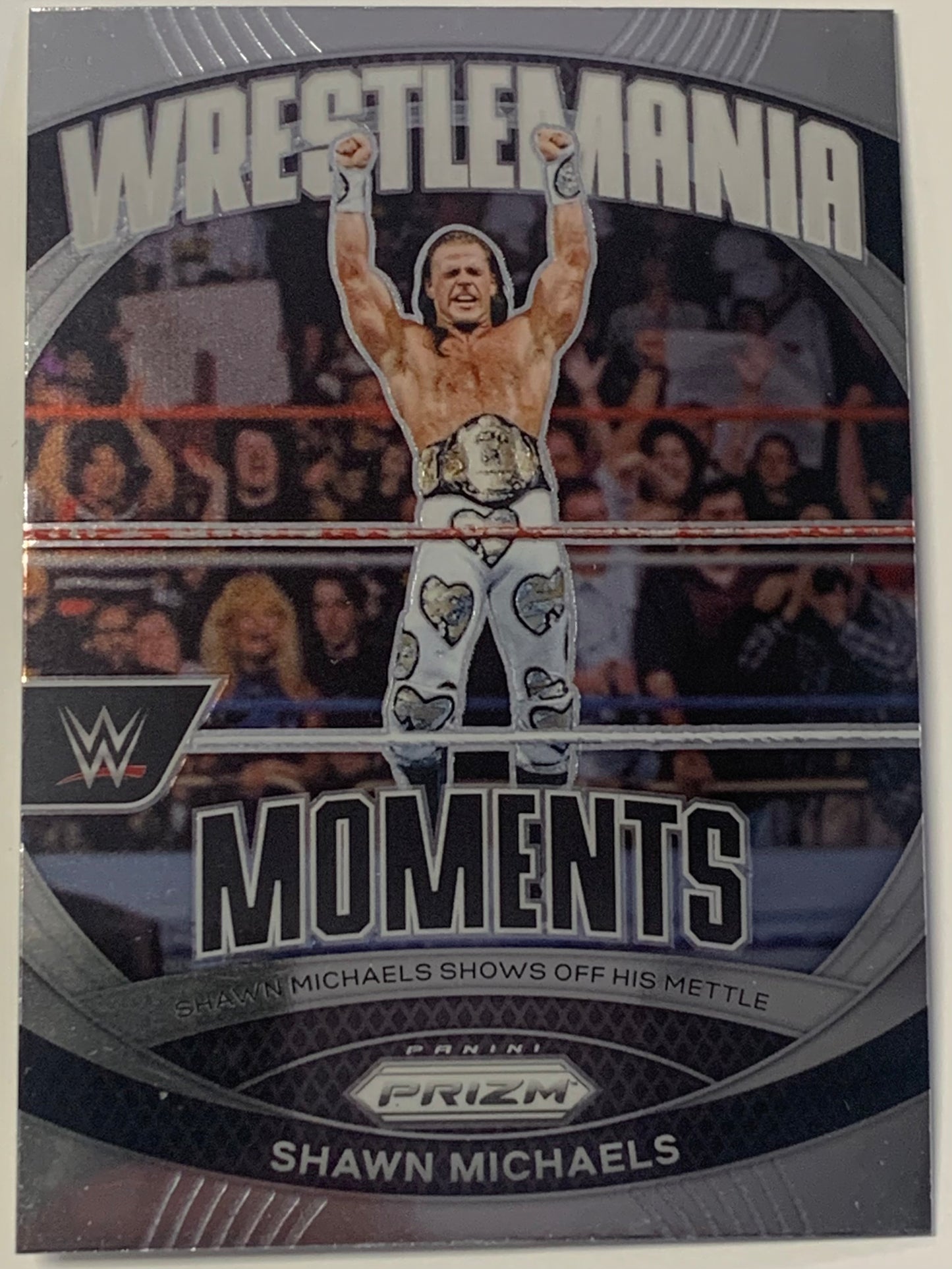 Shawn Michaels 2024 WWE Panini Prizm “Wrestlemania Moments” Card