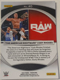 Cody Rhodes 2024 WWE Panini Prizm “Wrestlemania Moments” Card