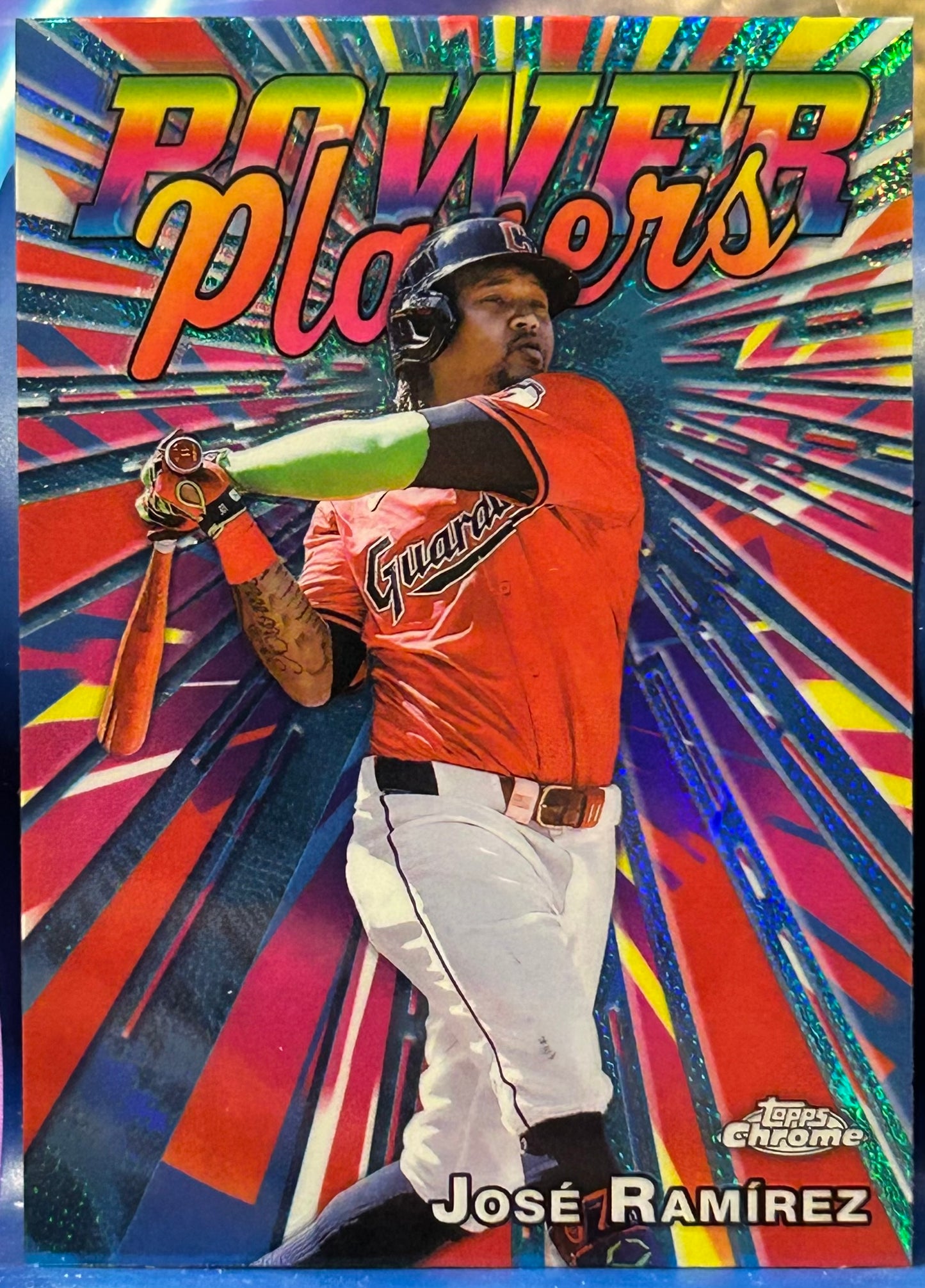 * Bose Ramirez 2025 Topps Chrome “Power Players” Insert Card (Cleveland Indians)