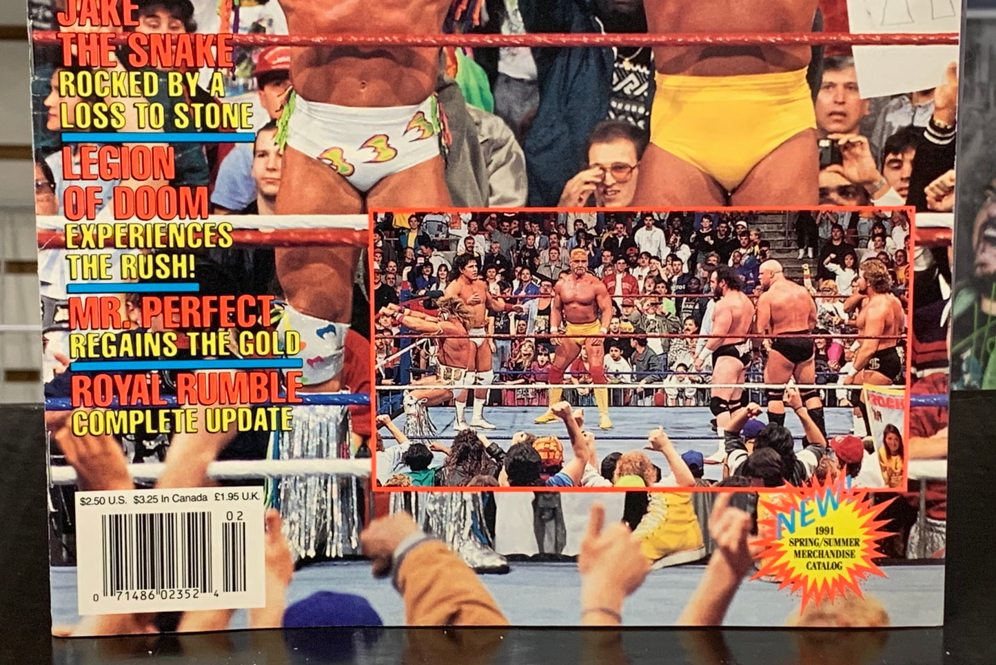 WWF WWE Magazine February 1991 Hulk Hogan Ultimate Warrior