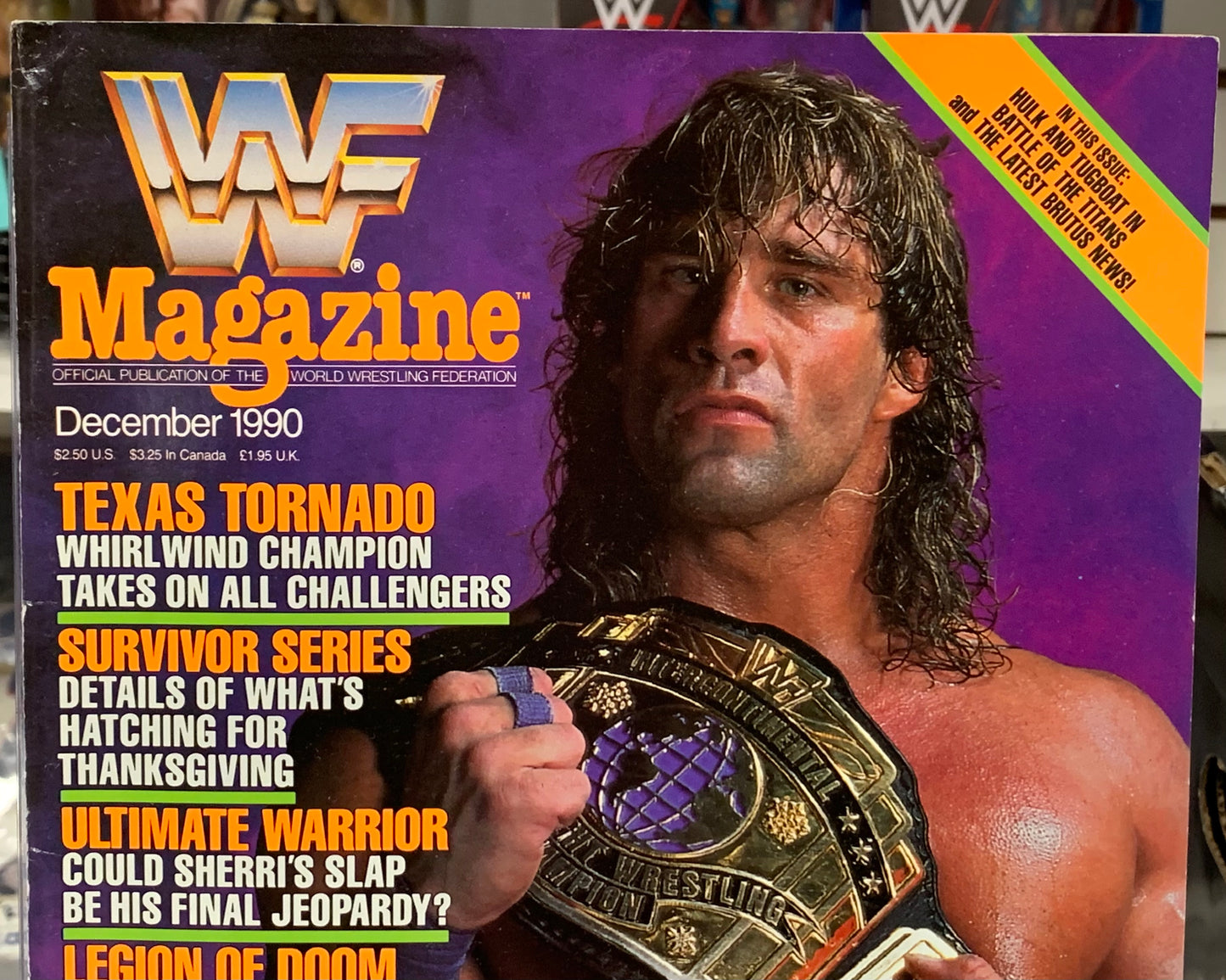 WWF WWE Magazine December 1990 TEXAS TORNADO