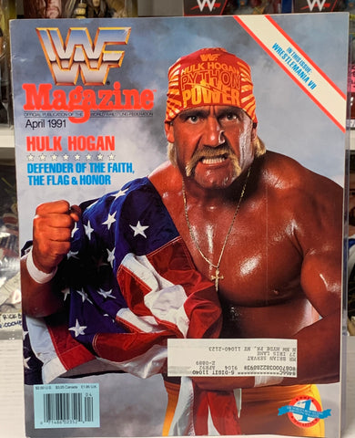 WWF WWE Magazine April 1991 HULK HOGAN (Hard To Find)