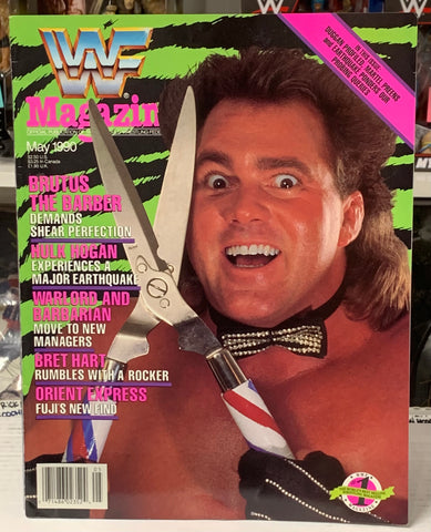 WWF WWE Magazine May 1990 BRUTUS BEEFCAKE (Hard To Find)