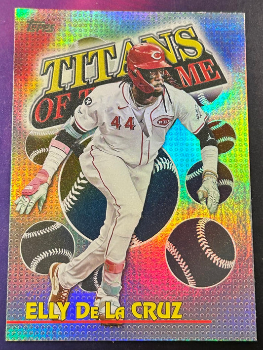 * Elly De La Cruz 2026 Topps “Titans of the Game” Insert Card (Cincinnati Reds)
