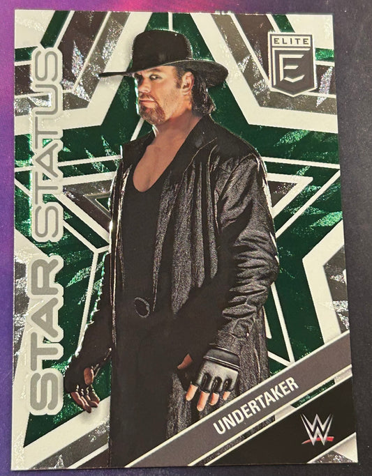 * The Undertaker 2023 WWE Panini Donruss Elite “STAR STATUS” Green Parallel Card