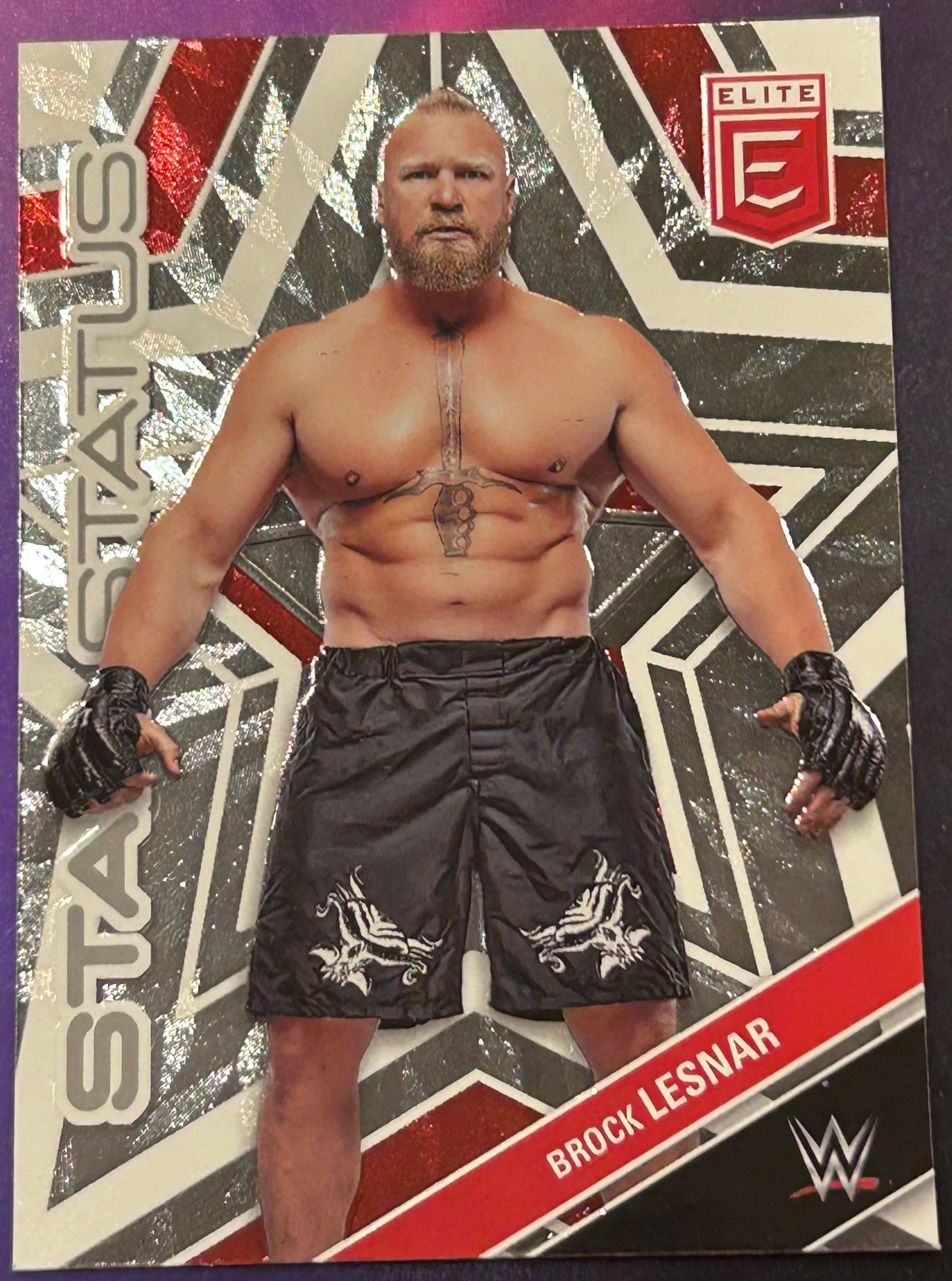 * Brock Lesnar 2023 WWE Panini Donruss Elite “STAR STATUS” Insert Card