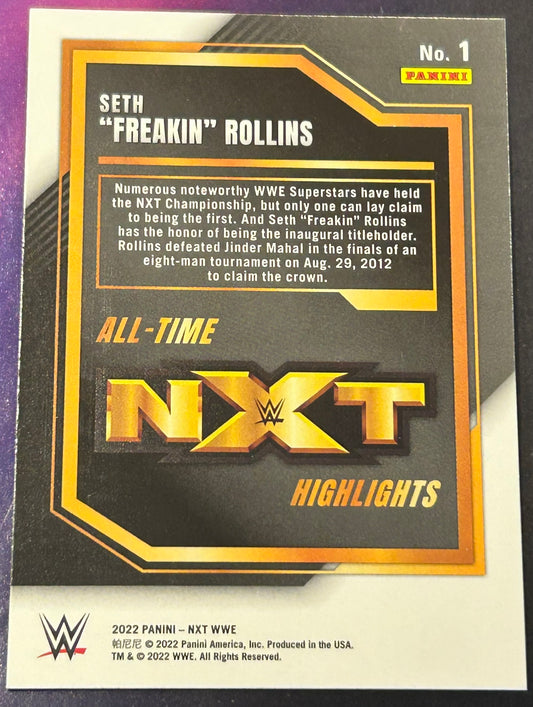 * Seth Rollins 2022 NXT WWE Card #1