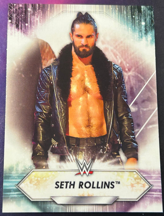 * Seth Rollins 2021 WWE Topps Smackdown Card #164