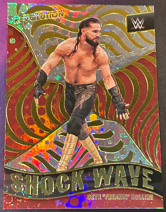 * Seth Rollins 2022 WWE Panini Prizm “Fearless” Insert Card