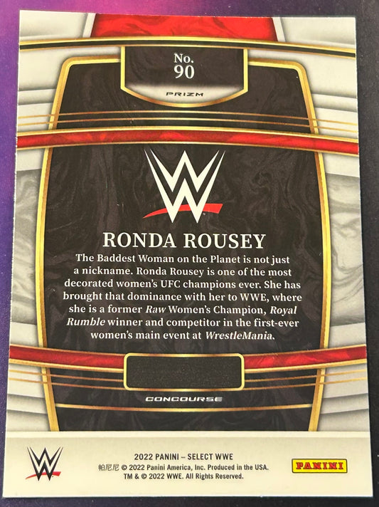 * Seth Rollins 2022 WWE Panini Select Orange Flash Prizm Concourse Refractor Card