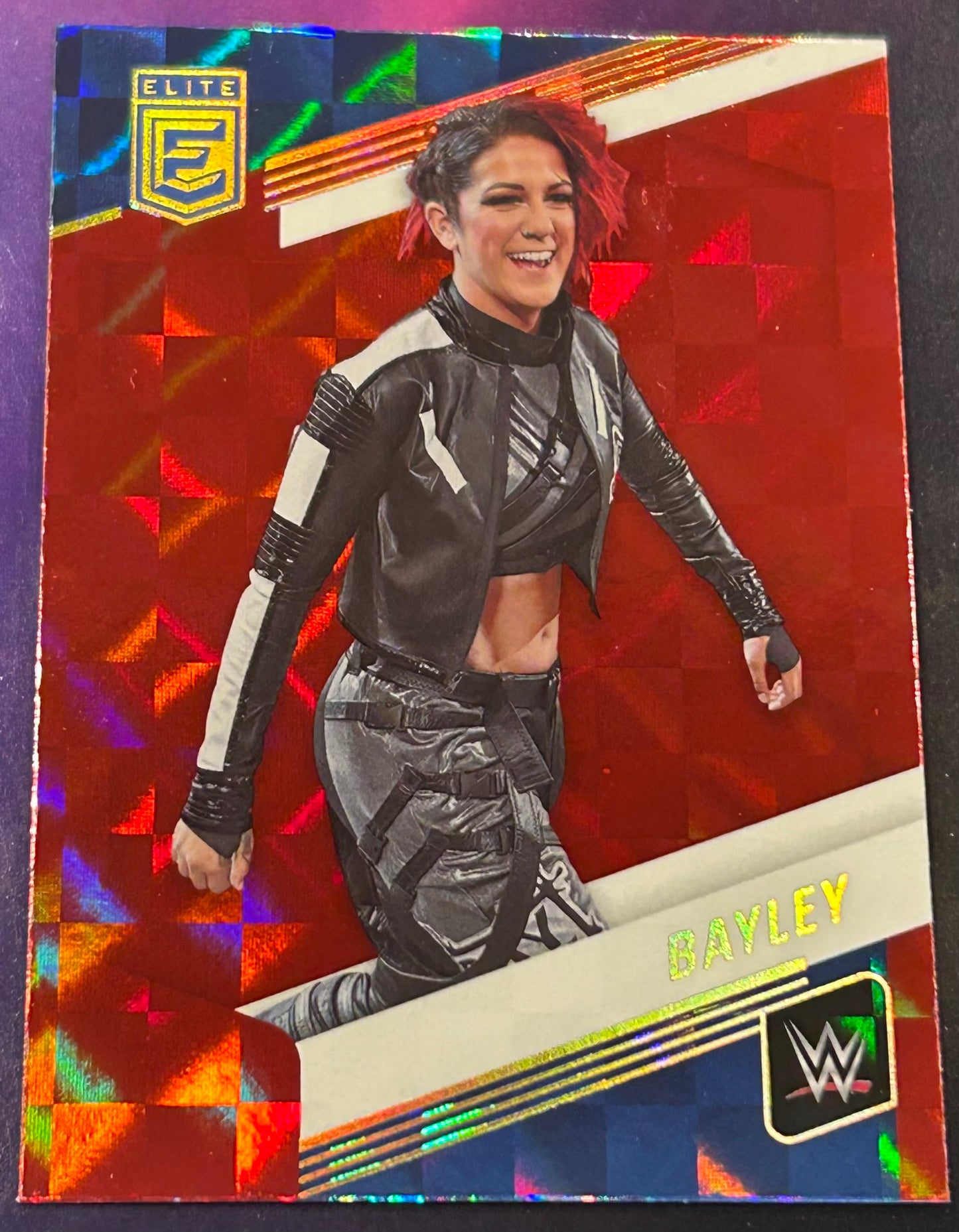 * Bayley 2023 WWE Panini Donruss Elite RED PARALLEL Card