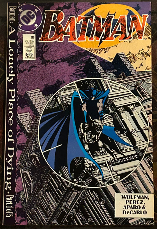 * Batman #440 (A Lonely Place of Dying Part 1)