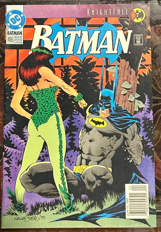 * Batman #495 Knightfall Part 7 (Newstand Edition)