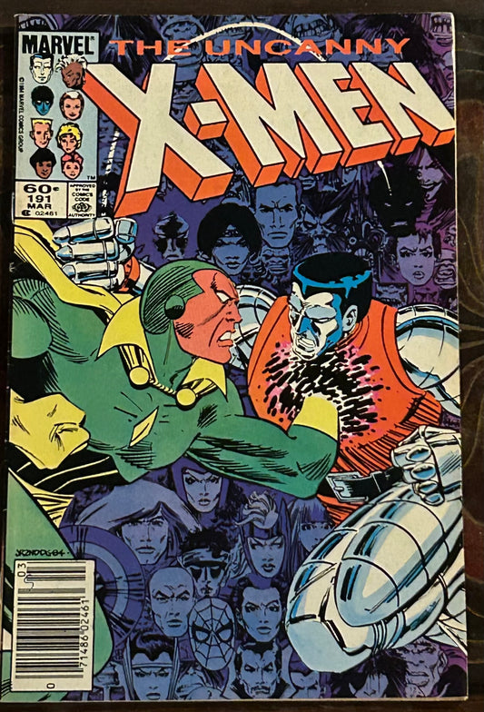 * Uncanny X-Men #191 (1st Appearance of Nimrod) Newstand Edition