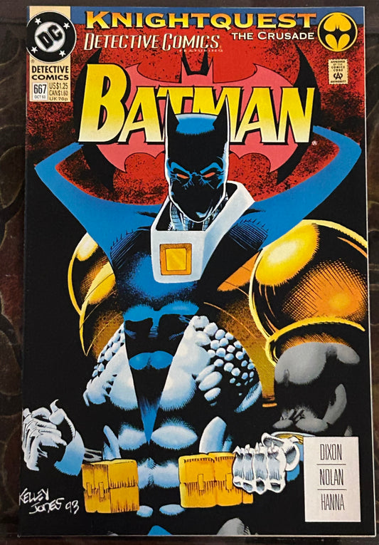 * Detective Comics #667 (Knightquest, The Crusade)