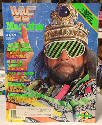 WWF WWE Magazine July 1990 MACHO MAN RANDY SAVAGE