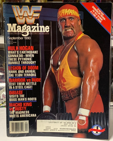 WWF WWE Magazine September 1990 HULK HOGAN!!!