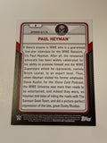 Paul Heyman WWE 2016 Topps Card 2024 Hall of Fame (Newly Listed)