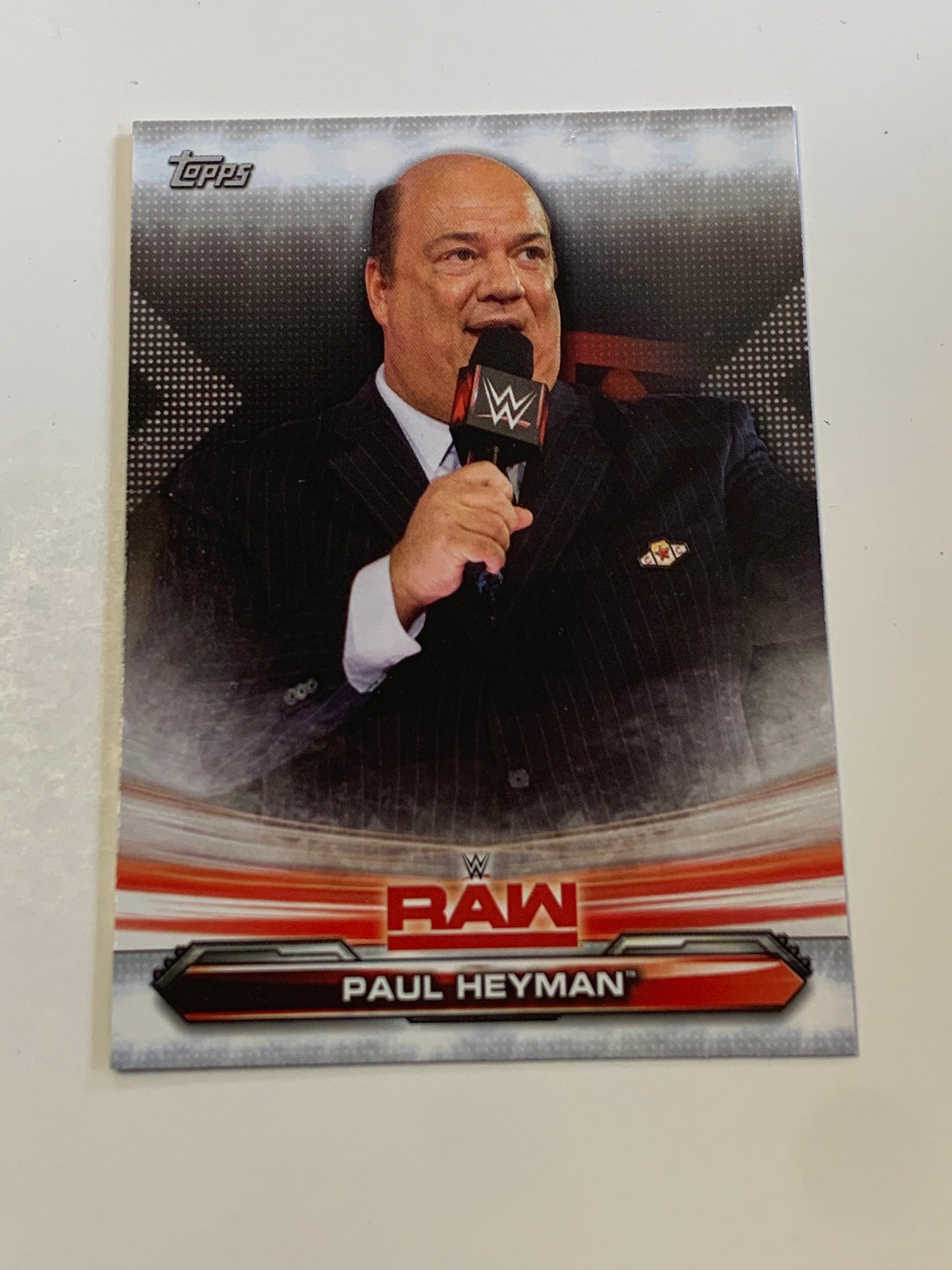 Paul Heyman 2019 WWE Topps Card #56