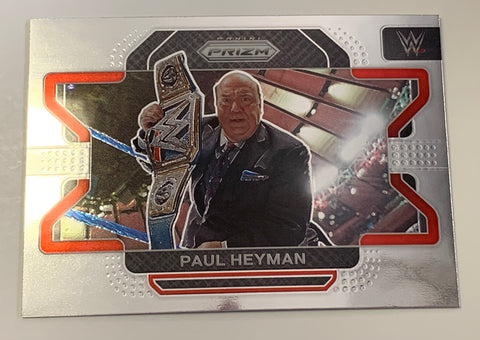 Paul Heyman 2022 WWE Prizm Card (2024 WWE Hall of Fame) (Newly Listed)