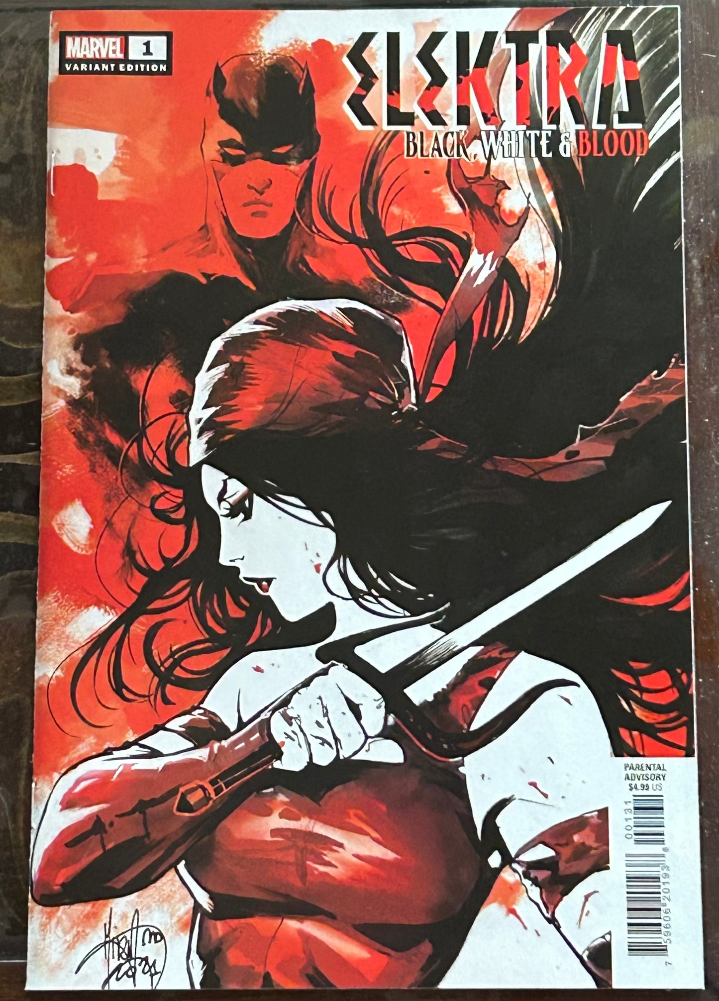 * Elektra “Black, White & Blood” #1 (Variant Edition)